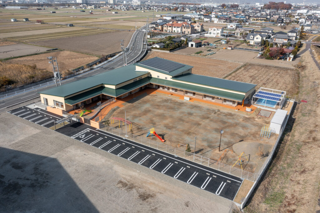 千曲市立あんず・雨宮統合保育園(仮称)建設事業 建築主体工事