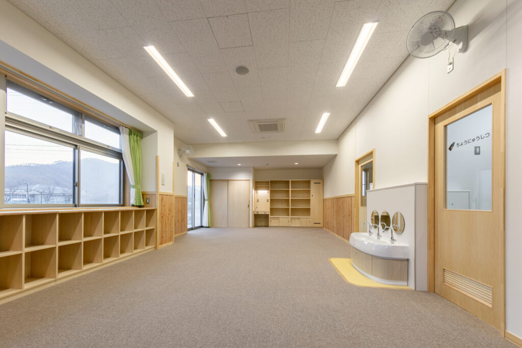 千曲市立あんず・雨宮統合保育園(仮称)建設事業 建築主体工事