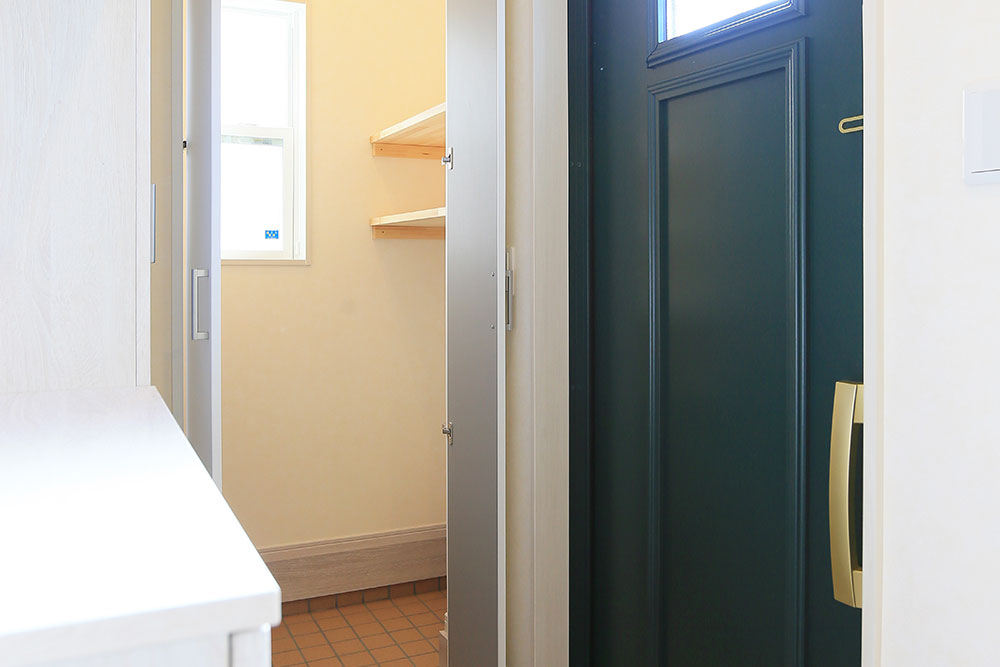 収納へのアクセスが良い