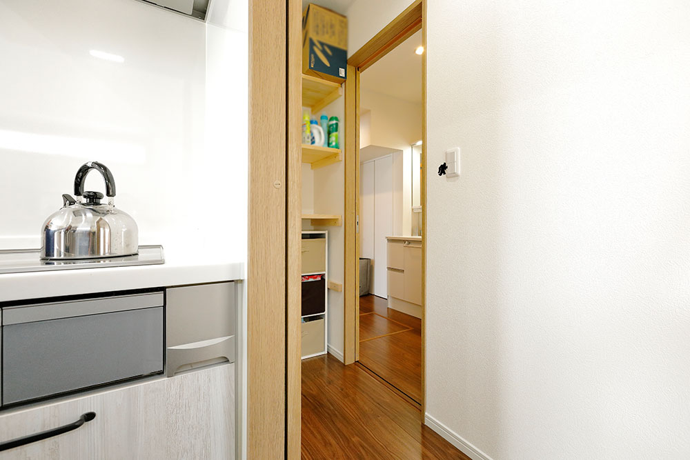家事導線を短くした快適な家