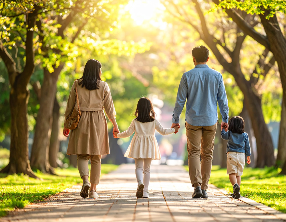 家族でのプライベートタイム