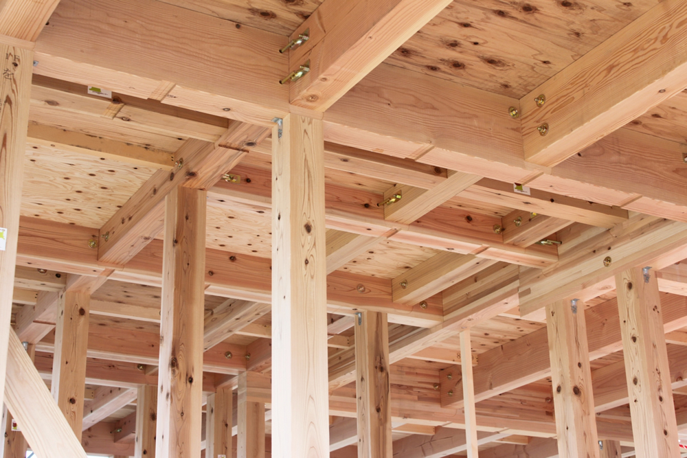 「テクノビーム」を採用した地震に強い設計